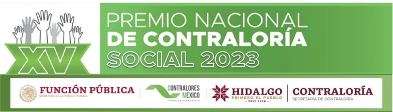 Convocatoria 2023 Premio Estatal de Contraloría Social Hidalgo